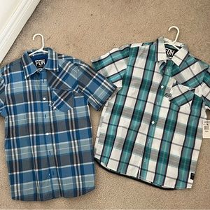 bundle of 2 plaid shirts || fox